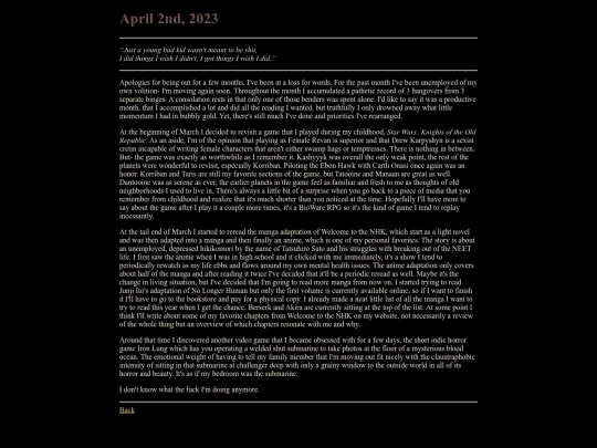 journal/april223 screenshot