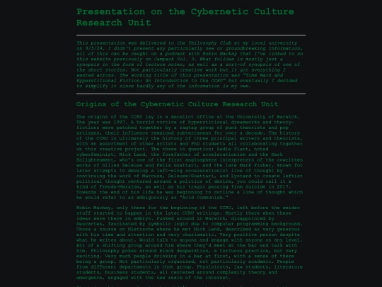 journal/ccruorigins screenshot