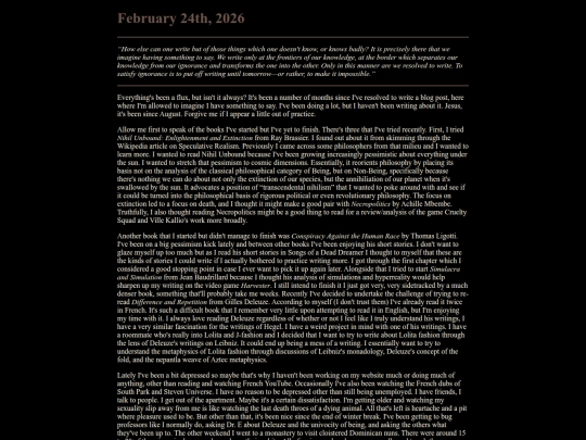 journal/february2426 screenshot