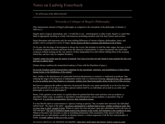 journal/feuerbach screenshot