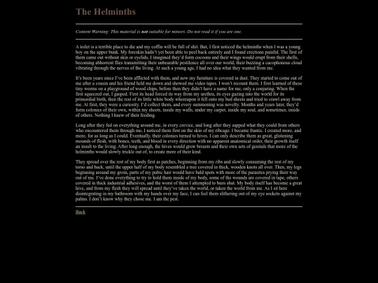 journal/helminths screenshot