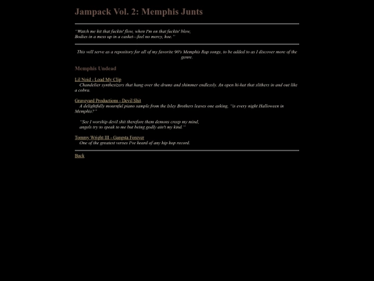 journal/jampack2 screenshot