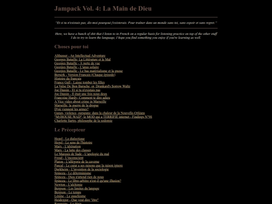 journal/jampack4 screenshot