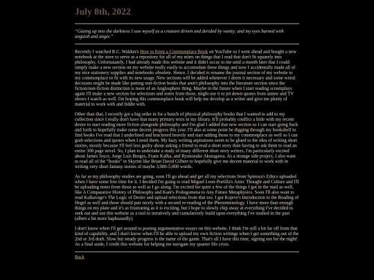 journal/july822 screenshot
