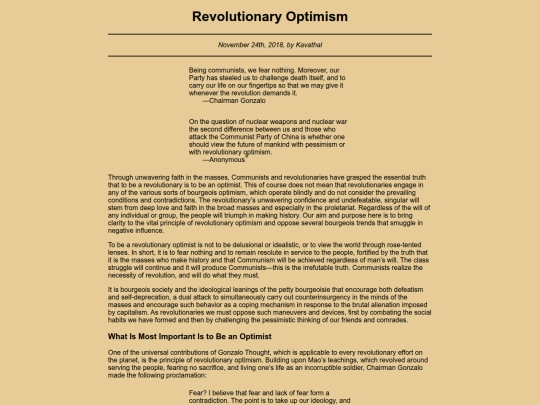 struggle/revolutionaryoptimism screenshot