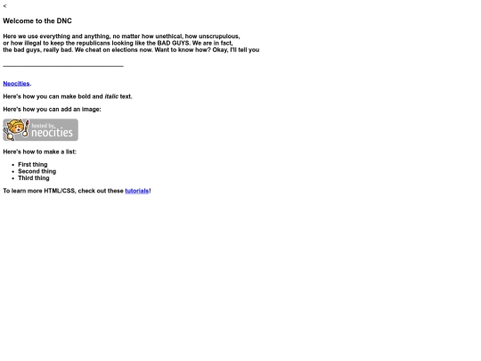dnc screenshot