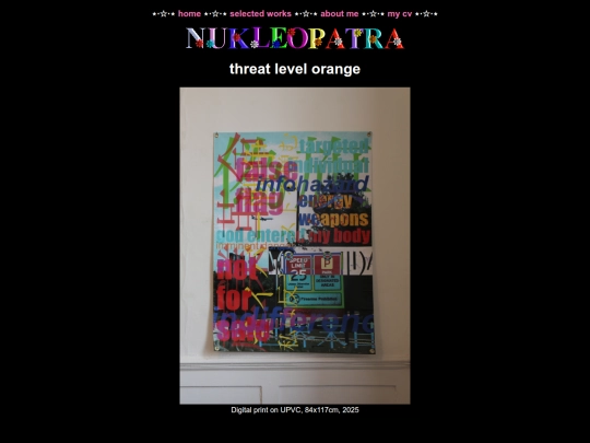 works/threatlevelorange screenshot