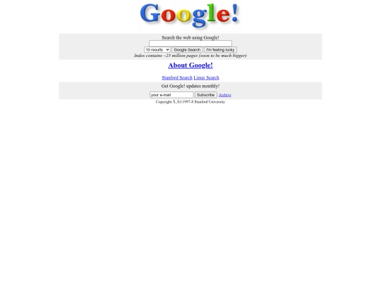 oldgoogle screenshot