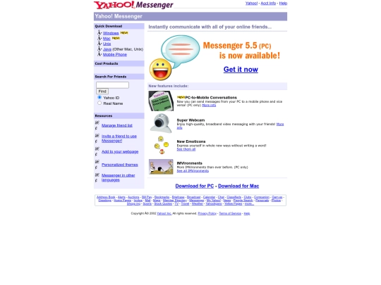 oldyahoomessenger screenshot