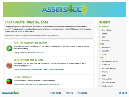 assets screenshot