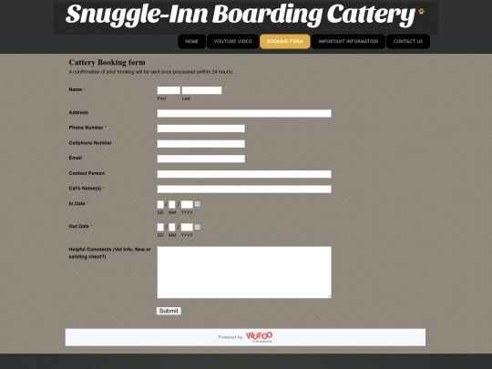 booking screenshot