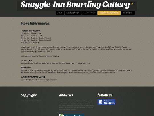 information screenshot