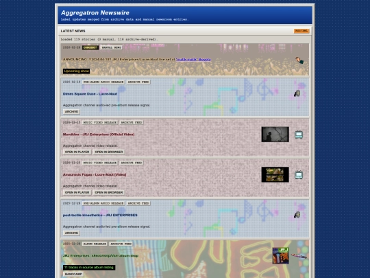 aggregascape/news screenshot