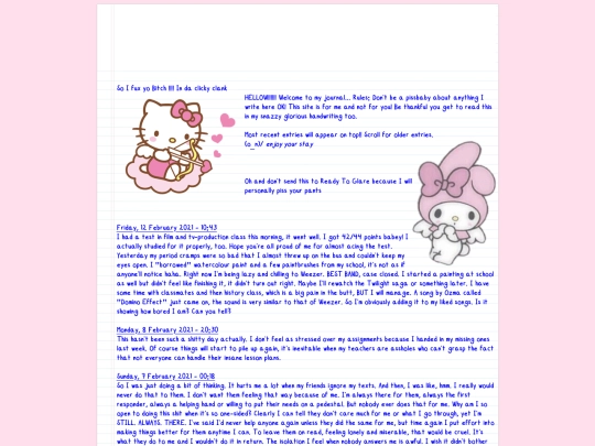 Pages/General/journal screenshot