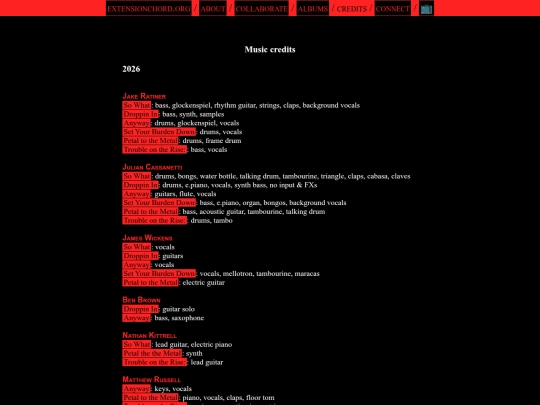 credits screenshot