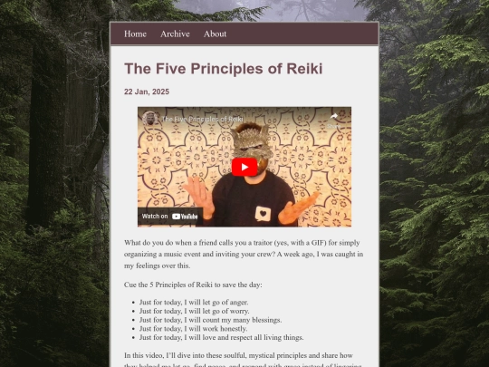 posts/2025-01-22-The-Five-Principles-of-Reiki screenshot