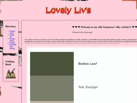 colours screenshot