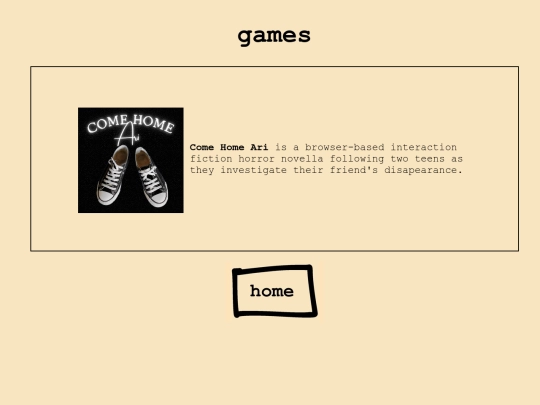 games screenshot
