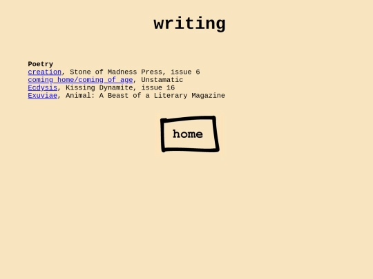 writing screenshot