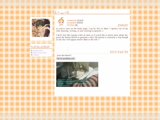 about.me screenshot