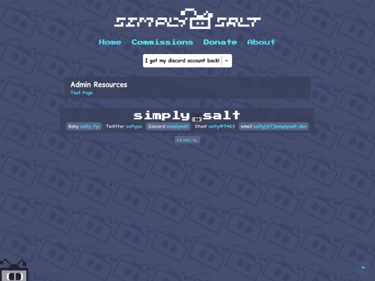 admin screenshot