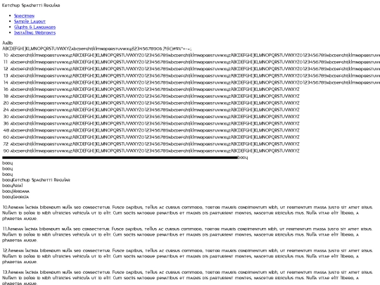 ketchup-spaghetti-webfontkit/ketch___-demo screenshot