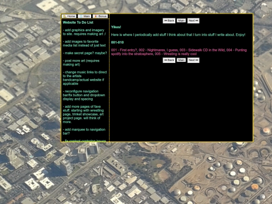 blog screenshot