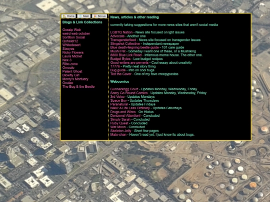 links screenshot