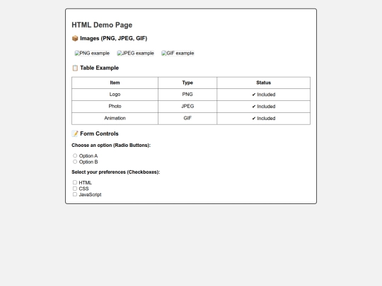 index screenshot