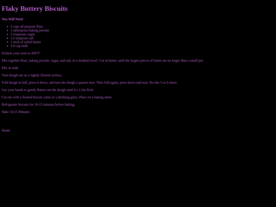 biscuits screenshot
