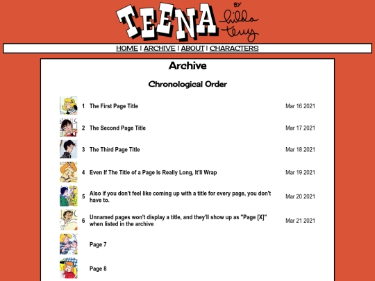 archive screenshot