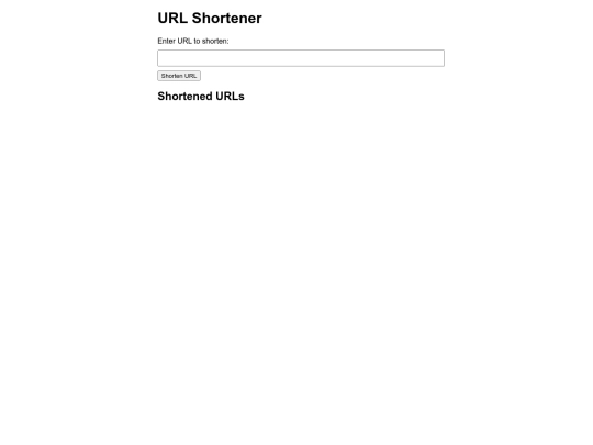 URL-Short screenshot