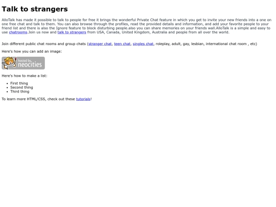 index screenshot