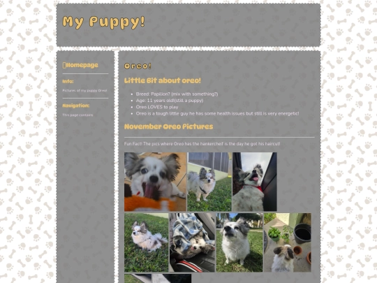 subpages/animals screenshot