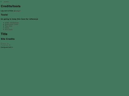subpages/credits screenshot