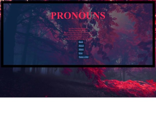 pronouns screenshot