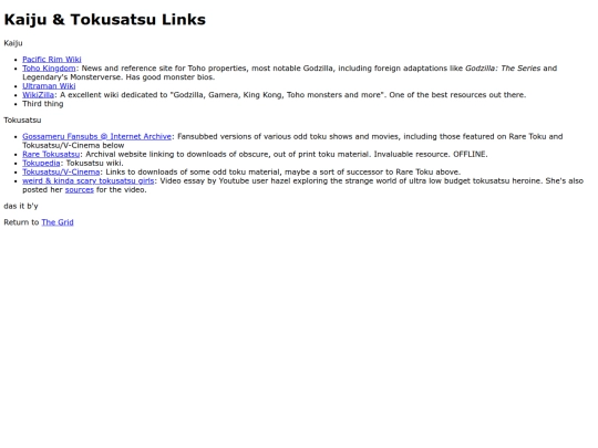 linkspage/tokulinks screenshot