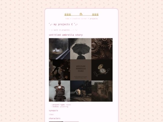projects screenshot