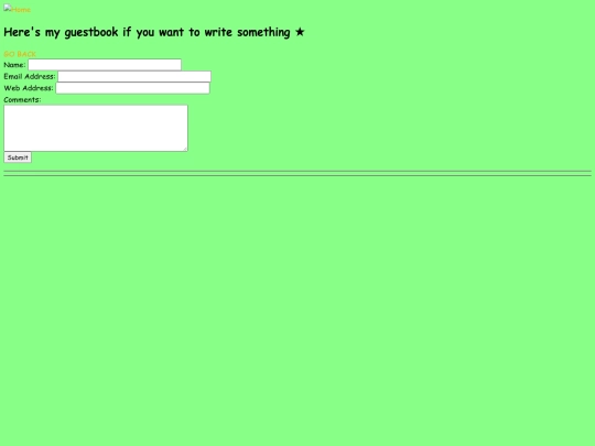 guestbook screenshot