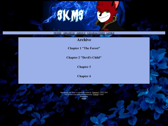 SKMS webcomic/archive screenshot