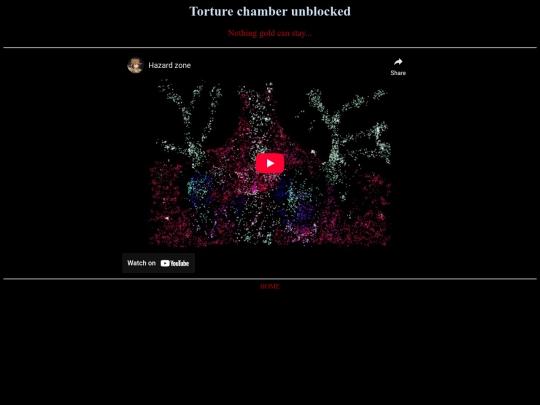 hazard screenshot