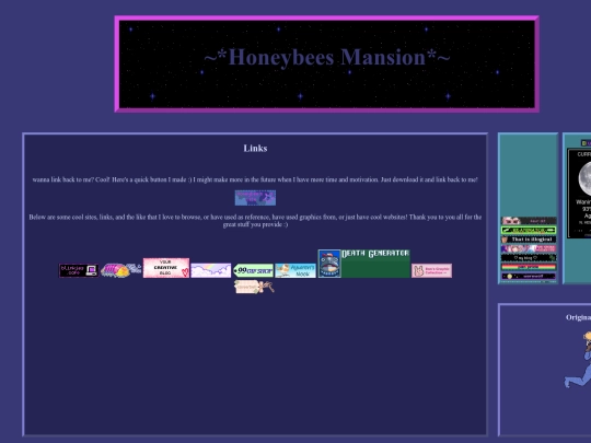 links screenshot