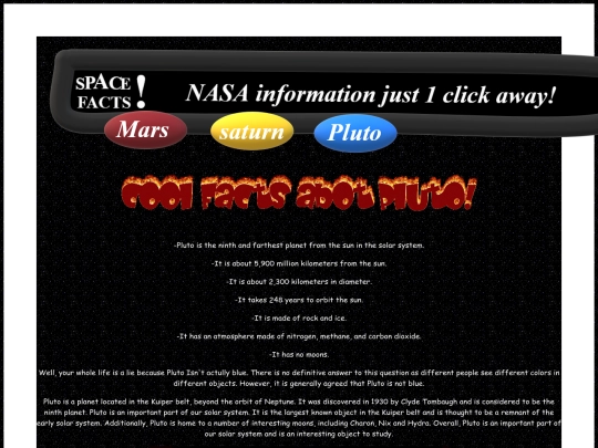 Pluto screenshot