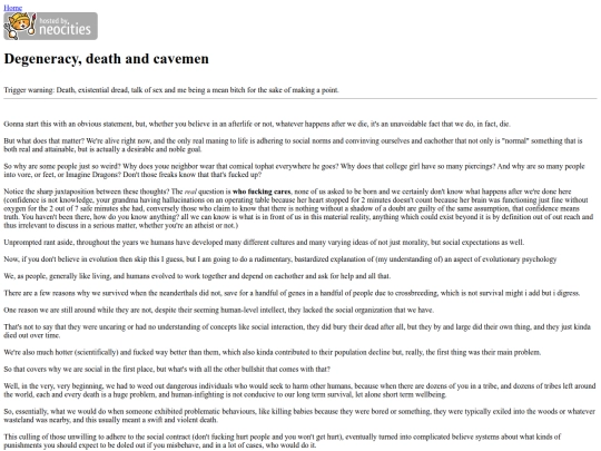 degeneracy_death_and_cavemen screenshot