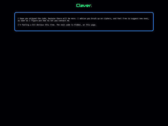 mystery/binary screenshot