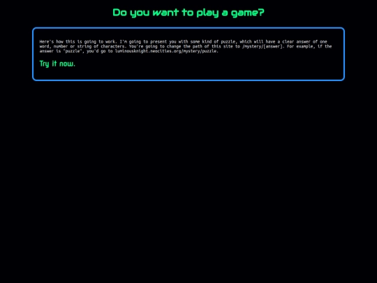 mystery screenshot