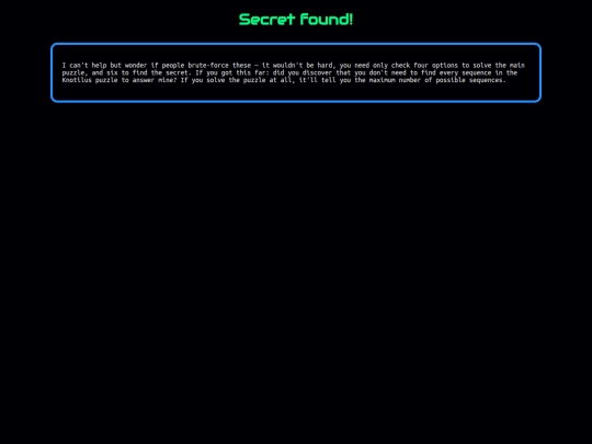 mystery/six screenshot