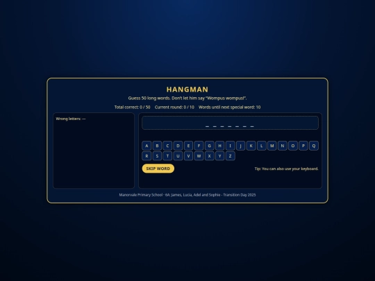 6a2025/hangman screenshot