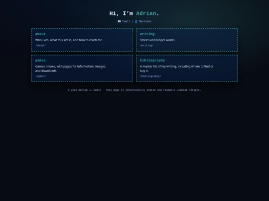 index screenshot