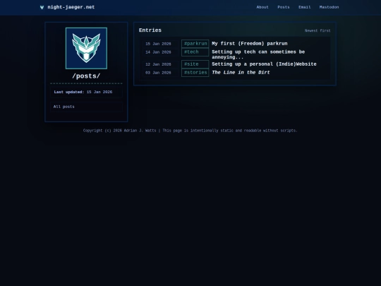 posts screenshot